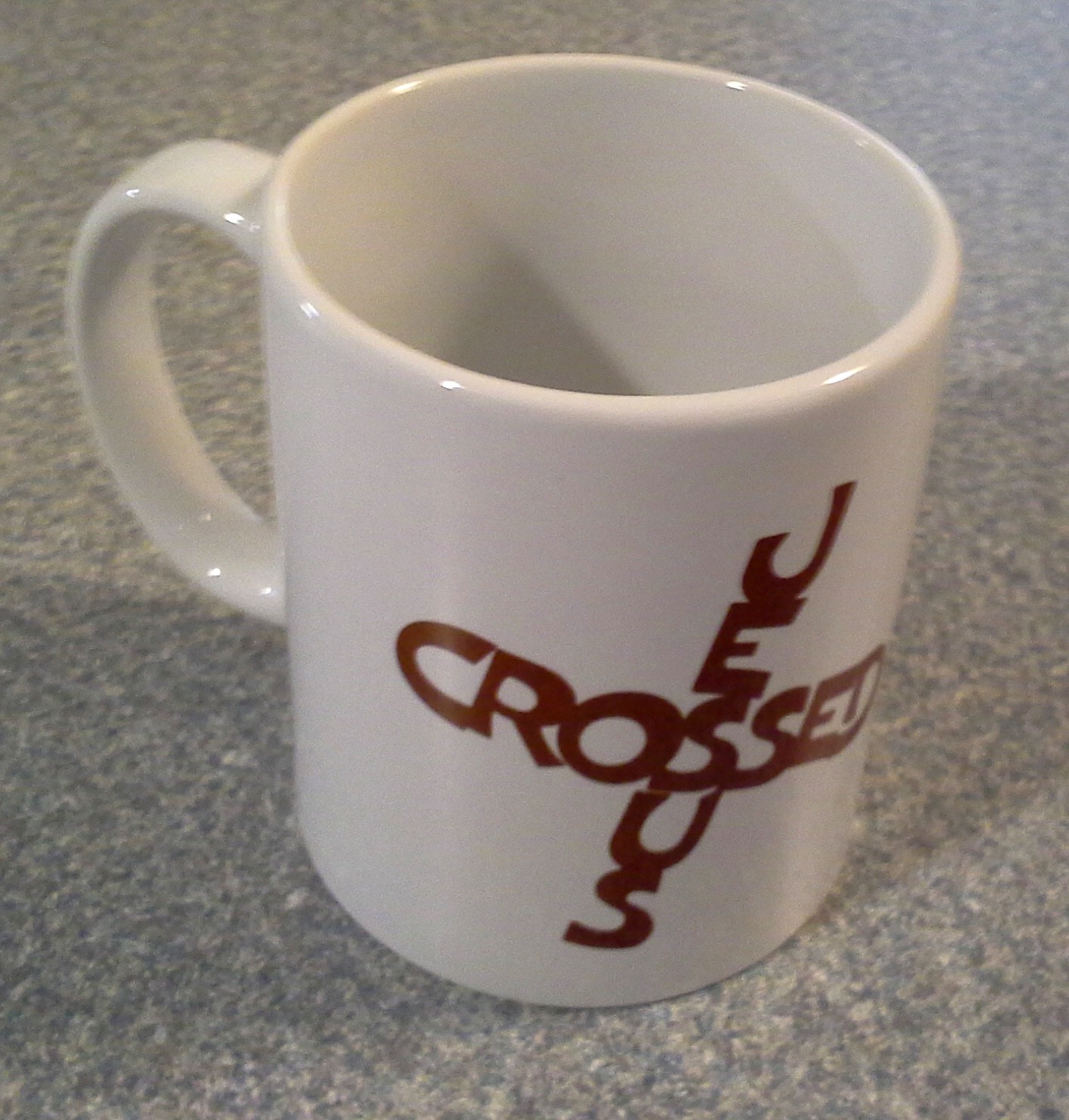 Jesus Crossed My Path mug